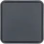 Hager WNT902 tapa de interruptor basculante 1 elemento, gris claro