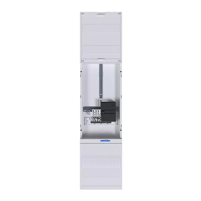 HAGER universZ centro de contadores completo ZH33W7N, 1 espacio eHZ, 3 puntos, 1050mm, 1 campo