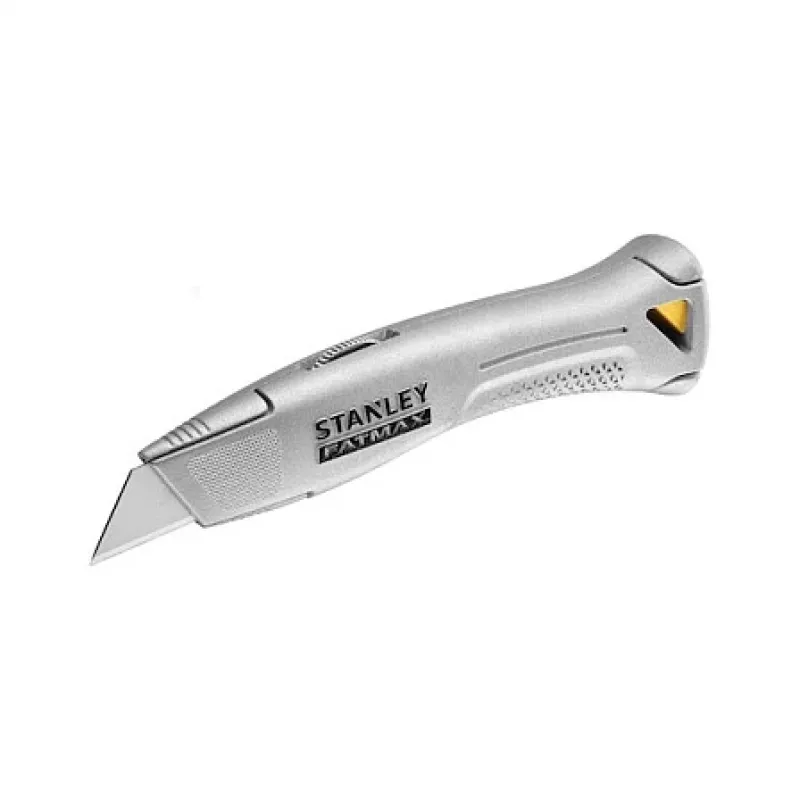 STANLEY FATMAX cúter universal retráctil, plata, hoja de 0,55 mm, 1 unidad (FMHT10501-0)