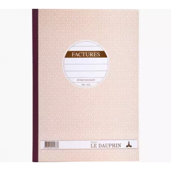 Le Dauphin libro autocopiativo formularios de facturas, A4, triple, 50 juegos (1233D)