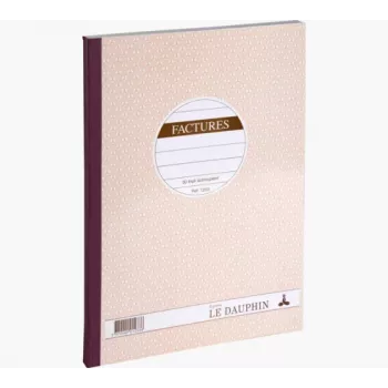 Le Dauphin libro autocopiativo formularios de facturas, A4, triple, 50 juegos (1233D)