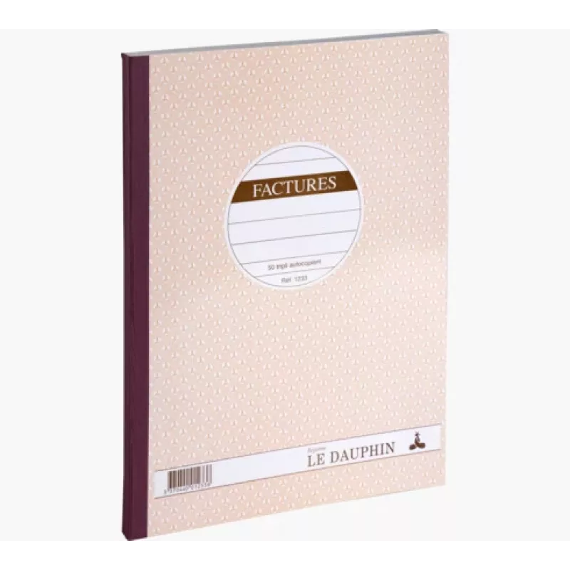 Le Dauphin libro autocopiativo formularios de facturas, A4, triple, 50 juegos (1233D)