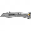 Stanley FMHT10505-0 FatMax cuchillo de bolsillo de alta resistencia con hoja retráctil plata/negro con almacenamiento de hojas y 3 hojas