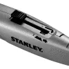 Stanley FMHT10505-0 FatMax cuchillo de bolsillo de alta resistencia con hoja retráctil plata/negro con almacenamiento de hojas y 3 hojas