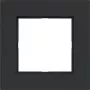 Hager A.8 Marco embellecedor 1 elemento, negro noche mate WAD8100BM