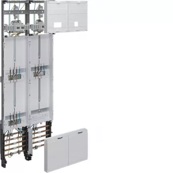 Hager ZK53Q5NT universZ Campo de contador completo, 3 puntos, trifásico, 10 mm², con interruptor seccionador, 1350x500mm