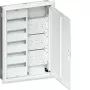 HAGER FWU52K1 Cuadro de distribución empotrado, 60 PLE, 3 filas, IP30, clase de protección II, blanco