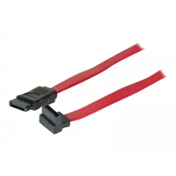 TECLINE Cable SATA, conector macho SATA de 7 pines a conector macho SATA de 7 pines, 1,0 m, rojo 314000