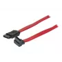 TECLINE Cable SATA, conector macho SATA de 7 pines a conector macho SATA de 7 pines, 1,0 m, rojo 314000