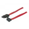 TECLINE Cable SATA, conector macho SATA de 7 pines a conector macho SATA de 7 pines, 1,0 m, rojo 314000