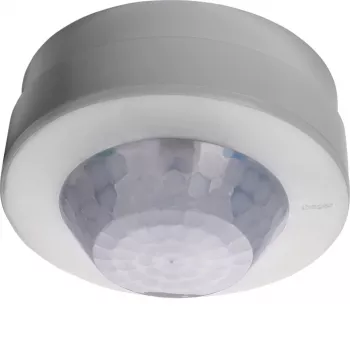 Hager EER513 detector de movimiento PIR 360° de superficie, alcance 20 m, IP55, blanco