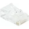EXERTIS CONNECT conector modular RJ45 Cat. 6 UTP para cable flexible, transparente, pack de 10 920560
