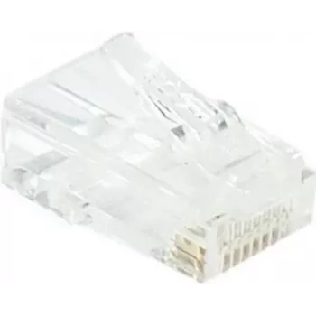 EXERTIS CONNECT conector modular RJ45 Cat. 6 UTP para cable flexible, transparente, pack de 10 920560