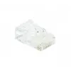 EXERTIS CONNECT conector modular RJ45 Cat. 6 UTP para cable flexible, transparente, pack de 10 920560