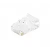 EXERTIS CONNECT conector modular RJ45 Cat. 6 UTP para cable flexible, transparente, pack de 10 920560