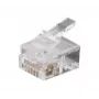 Exertis Connect conector modular RJ12 para cable plano, no apantallado, 6P6C, pack de 10 (920630)