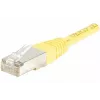 EXERTIS CONNECT cable de parcheo CAT.6 F/UTP, amarillo, 0,5 m, Slim Snagless 842051