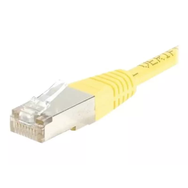 EXERTIS CONNECT cable de parcheo CAT.6 F/UTP, amarillo, 0,5 m, Slim Snagless 842051