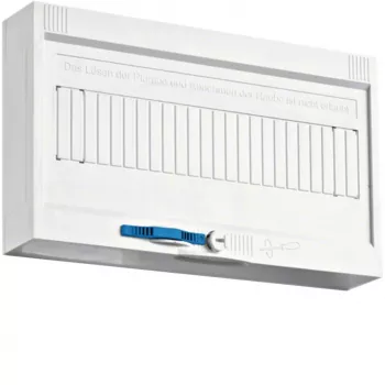 Hager ZU62EA tapa de campo de contador 150mm cerrada eHZ plástico blanco