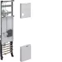 Hager universZ campo completo ZH33W7NT, trifásico, 1 emplazamiento de contador, 10 mm², 1050x250 mm