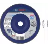 Disco de láminas Bosch X571 Best for Metal, 180 mm de diámetro, 22,23 mm de agujero, corindón de circonio, grano 40, 1 ud. 2608607342