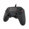 NACON PS4 Compact Controller negro – mando con cable para PS4 y PC