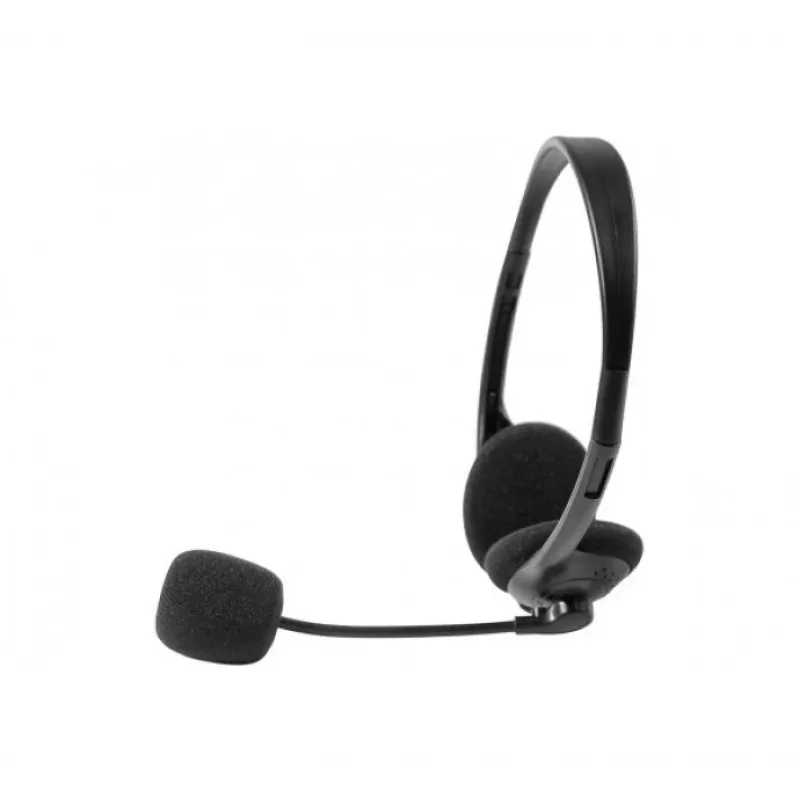 Exertis Connect auricular con cable on-ear con micrófono de diadema - negro 059222