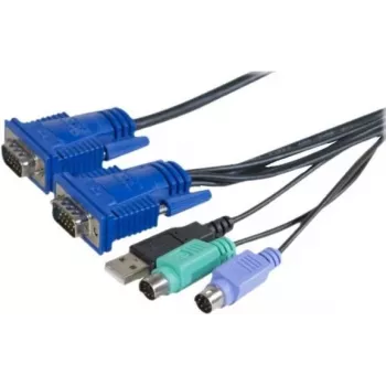 EXERTIS CONNECT cable combo KVM USB, PS/2, 1,8m (66302)