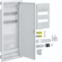 HAGER VU602WWH armario distribuidor empotrable Volta con toma de corriente y puerta de plástico blanca