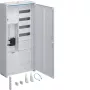 Hager armario completo de contadores ZB325C15LS 1 posición de contador 5 filas de distribución campo APZ 1100mm blanco tráfico