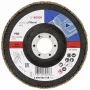 Bosch X431 disco de láminas estándar para metal, recto, 125 mm, grano 80, soporte de fibra de vidrio 2608603718