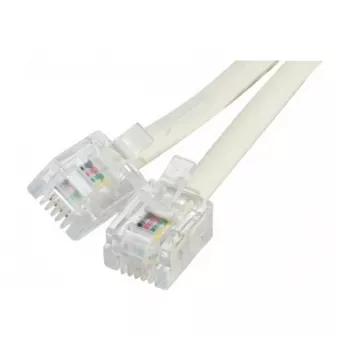 EXERTIS CONNECT Cable telefónico, 15 m, Marfil (EXC925600)
