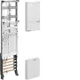 HAGER ZH3EN27 campo de contador completo, 1 emplazamiento de contador, BKE-I, Universal Z, 1 campo, 1050 mm de altura