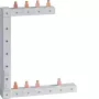 HAGER KCF863L barra de fases vertical izquierda 2 filas 3P+N 63A