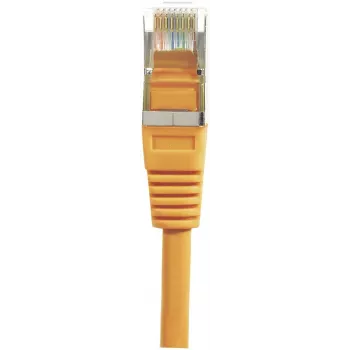 Exertis Connect 234120 Cable de conexión Cat.6 F/UTP, 2 m, Naranja, Slim Bend Protection