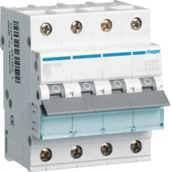 Hager MBN425 interruptor automático 4 polos B-25A 6kA