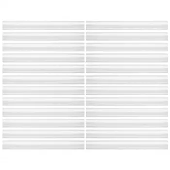STANLEY DualMelt barras de pegamento termofusible transparentes, 24 uds., 11,3 mm x 100 mm 1-GS20DT
