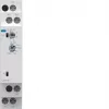 Hager EZF100 relé temporizador multifunción, 230V AC, 8 funciones, 0,1s-10h, 1 contacto CO, carril DIN