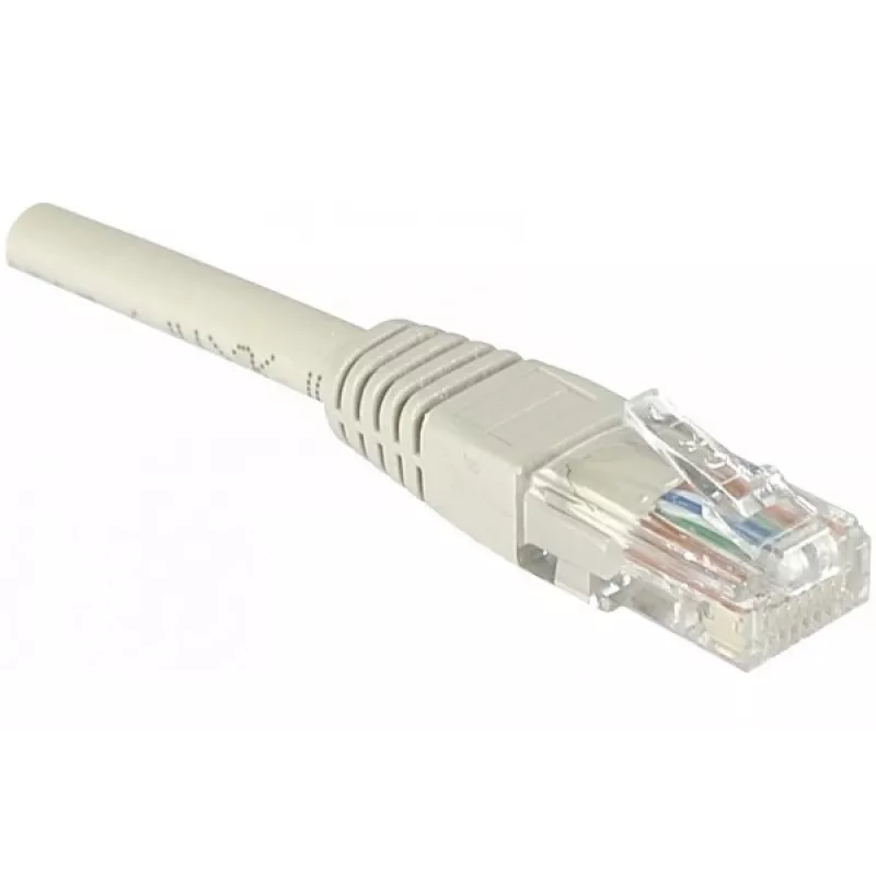 EXERTIS CONNECT cable de parcheo Cat6 U/UTP, RJ45, gris, 1,5 m, Snagless, cobre EXC240960