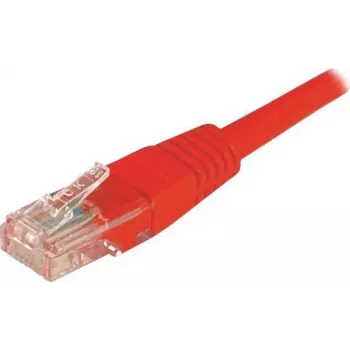 EXERTIS CONNECT cable de parcheo Cat6 U/UTP, rojo, 1,0 m, RJ45, Snagless 243710