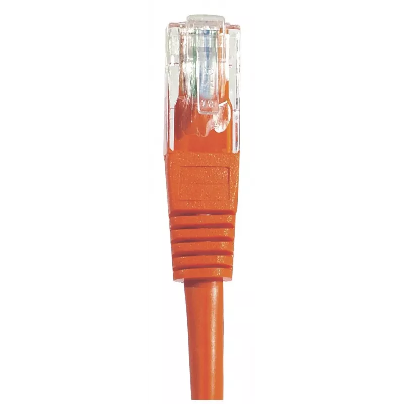 EXERTIS CONNECT cable de parcheo de cobre sin apantallar Cat6 U/UTP, RJ45, rojo, 15 m, protección de pestaña 243761