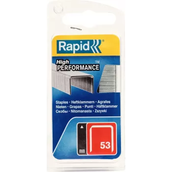 RAPID TOOLS Grapas de alambre fino tipo 53 6 mm acero galvanizado, pack de 1250 40109502