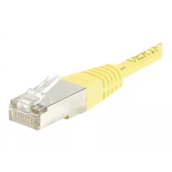 EXERTIS CONNECT Cable de red Cat.6 F/UTP, 7 m, amarillo, boot snagless slim 245570