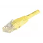 EXERTIS CONNECT Cable de red Cat6 U/UTP de cobre, 0,5 m, amarillo, snagless RJ45 EXC245700