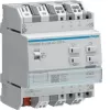 Hager TYAS604D Actuador de conmutación/persiana KNX Secure 4/2 canales 16A C-Load