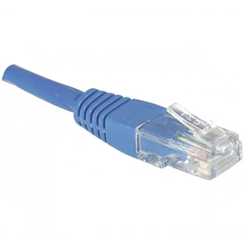 EXERTIS CONNECT Cable de red Cat.6 U/UTP, RJ45, azul, 20 m, snagless 246762