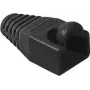 EXERTIS CONNECT Protección antiacodamiento RJ45 para cable redondo, negro, pack de 10 253166
