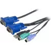 EXERTIS CONNECT Cable combo KVM USB, PS/2, 5,0 m (066305)