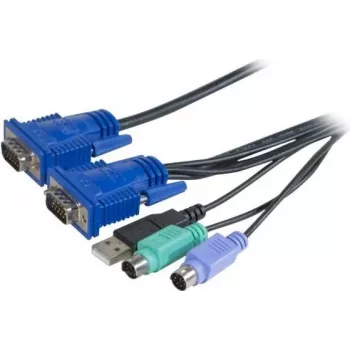 EXERTIS CONNECT Cable combo KVM USB, PS/2, 5,0 m (066305)