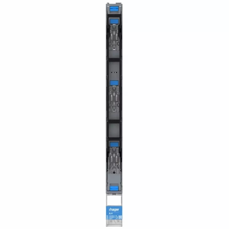 Hager LV8SG00STPS Barra seccionadora portafusibles NH00 160A 3 polos